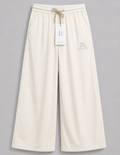 Baggy Trouser 100% imported cotton fabric, premium quality stitching, and deep side pockets in off White Colours.